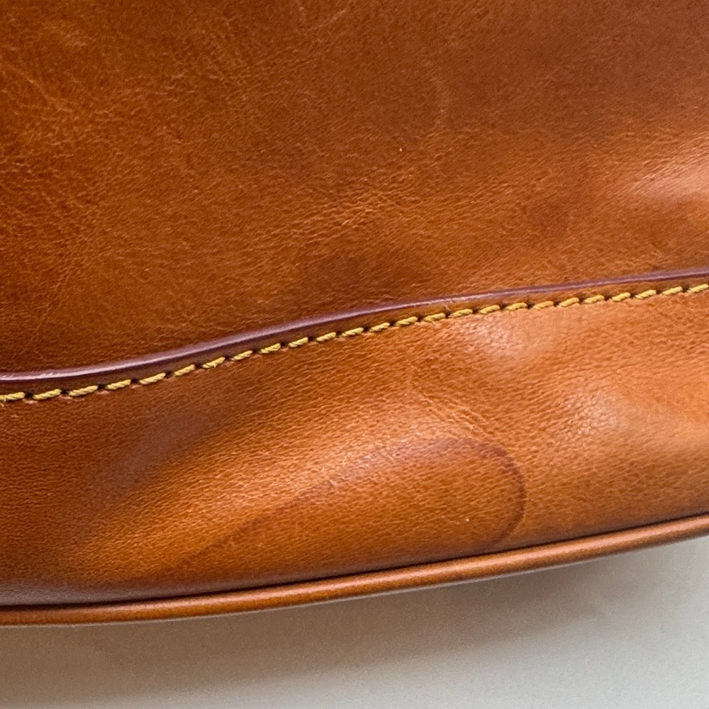 Dooney & Bourke Brown Leather Backpack As Is Condition - Picture 6 of 16